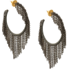 OSCAR DE LA RENTA fringe hoop earrings - Uhani - 