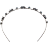 OSCAR DE LA RENTA navy crystal headband - Pierścionki - 