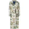 OSCAR DE LA RENTA patchwork midi coat - Jaquetas e casacos - 