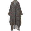 OSCAR DE LA RENTA prince of wales poncho - Jacket - coats - 