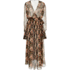 OSCAR DE LA RENTA silk chiffon dress - sukienki - 