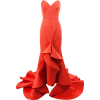 OSCAR DE LA RENTA strapless flared ruffl - Dresses - 