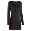 OUGES Women's Casual Long Sleeve Slim Fit Tunic Top - 连衣裙 - $24.99  ~ ¥167.44