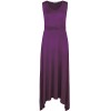 OUGES Women's V Neck Sleeveless Casual Long Maxi Dresses on Sale - Dresses - $32.99 