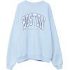 OVERSIZED SWEATSHIRT WITH PATCH - Long sleeves t-shirts - $45.90 