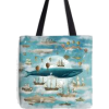 Ocean meets sky tote bag by Terry Fan - Travel bags - 