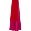 Octavia Color Block Silk Crepe Pant - Spodnie Capri - 