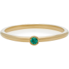 Octavia Elizabeth 18K Gold Emerald Ring - Rings - $726.00 