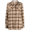 Off-White logo-detail check flannel shir - Long sleeves shirts - $693.00 