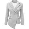Office Button Blazer  - Suits - 