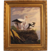 Oil Painting of Storks, 1880s Danish - Items - 