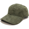 Olive Suede Baseball Cap - My photos - 