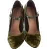 Olive Green Heels - Классическая обувь - 