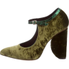 Olive Green Heels - Klasični čevlji - 