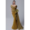 Olive couture dress - Dresses - 