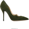 Olive pumps - Классическая обувь - 