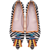 Olivia Palermo zebra flats - scarpe di baletto - 