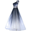 Ombre Off-Shoulder Dress - Dresses - 