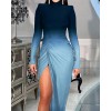 Ombre blue dress - Uncategorized - 