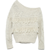 One Shoulder Loose Knit Tops (Knit) | Li - Pullovers - 