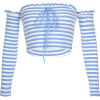 One-shoulder slim short crop top - Camisa - curtas - $17.99  ~ 15.45€