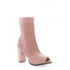 Open Toe Knit High Heel Booties - Buty wysokie - $29.99  ~ 25.76€