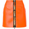 Orange Handle With Care Mini Skirt - Faldas - 