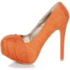 Orange Material Shoes. - Klasične cipele - 