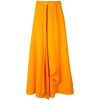 Orange Maxi Skirt - Klassische Schuhe - 