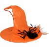 Orange Witch Hat with Spider - 帽子 - 