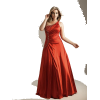 Orange evening gown - Dresses - 