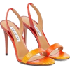 Orange sandals pumps - Klasični čevlji - 