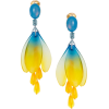 Oscar delaRenta Acrylic & Glass earrings - Kolczyki - 