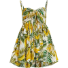 Oscar de la Renta Banana Print Sweethear - Dresses - $1,990.00 