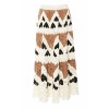 Oscar de la Renta Crocheted Silk Skirt - Skirts - 