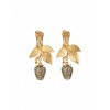 Oscar de la Renta PAVÉ BERRY EARRINGS - Earrings - $320.00  ~ £243.20