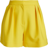 Oscar de la Renta Pleated Front Shorts - pantaloncini - 