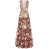 Oscar de la Renta Printed Silk Gown - Vestidos - 