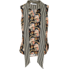 Oscar de la Renta Printed Silk Top - 半袖衫/女式衬衫 - 