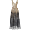 Oscar de la Renta Sequined Pleated Tulle - ワンピース・ドレス - 