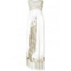 OscardelaRenta Strapless fringed gown - Vestiti - 