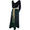 Oscar de la renta vintage velvet gown - 连衣裙 - 