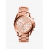 Oversized Bradshaw Rose Gold-Tone Watch - Watches - $250.00 