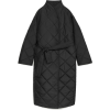 Oversized Quilted Coat - Black - ARKET W - アウター - 
