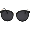 Oversized Round Sunglasses Retro - Sonnenbrillen - 