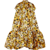 Oversized floral satin dress - Kleider - 