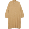 Oversized long knit dress - ワンピース・ドレス - 