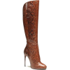 Over the Knee Snakeskin Boot - Stiefel - 