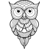 Owl illustration - Ilustracje - 