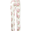 PACO RABANNE floral-print trousers - Capri hlače - 